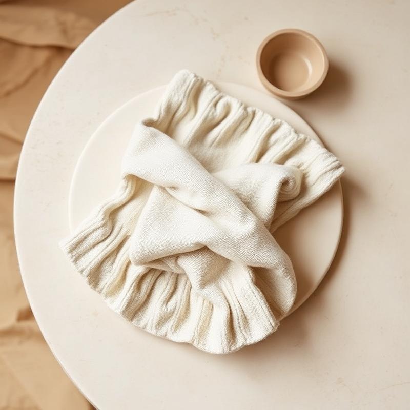 Linen Body Scrub Mitt